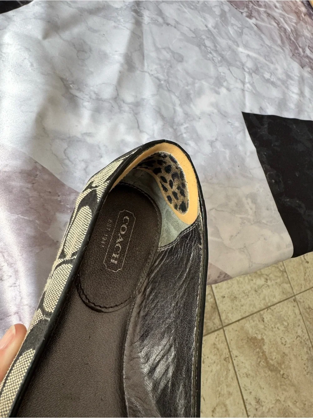 Coach ballet flats